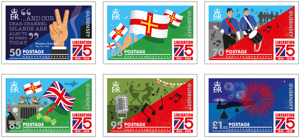 Set of 6 Stamps
